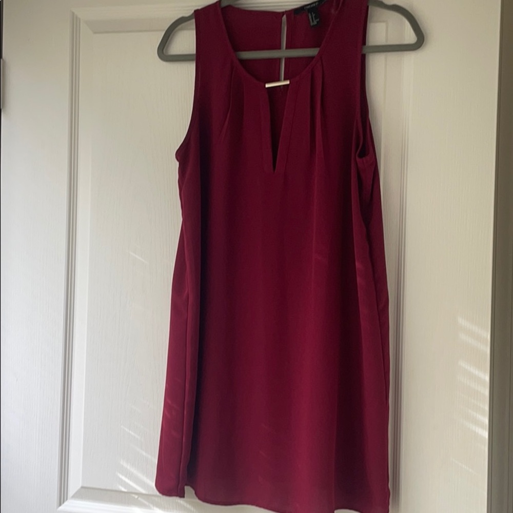 Red Shift Dress Forever21